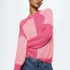 Clothing * | Mango Cleob Jumper Fuchsia