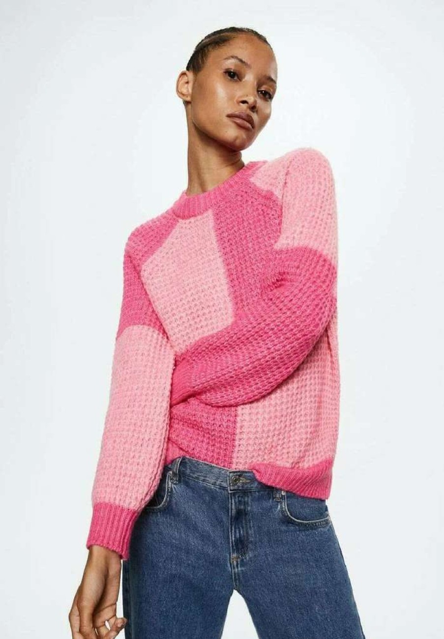 Clothing * | Mango Cleob Jumper Fuchsia