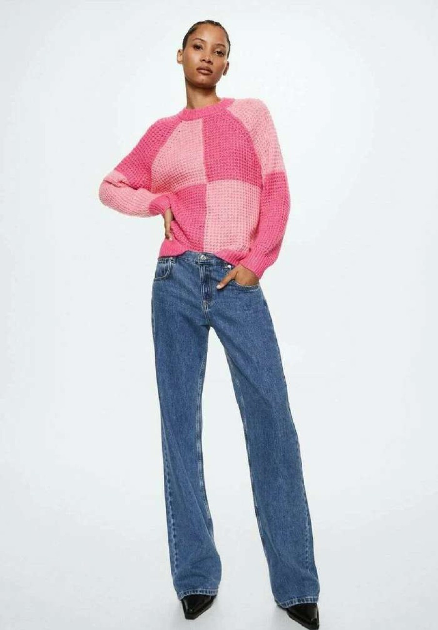 Clothing * | Mango Cleob Jumper Fuchsia