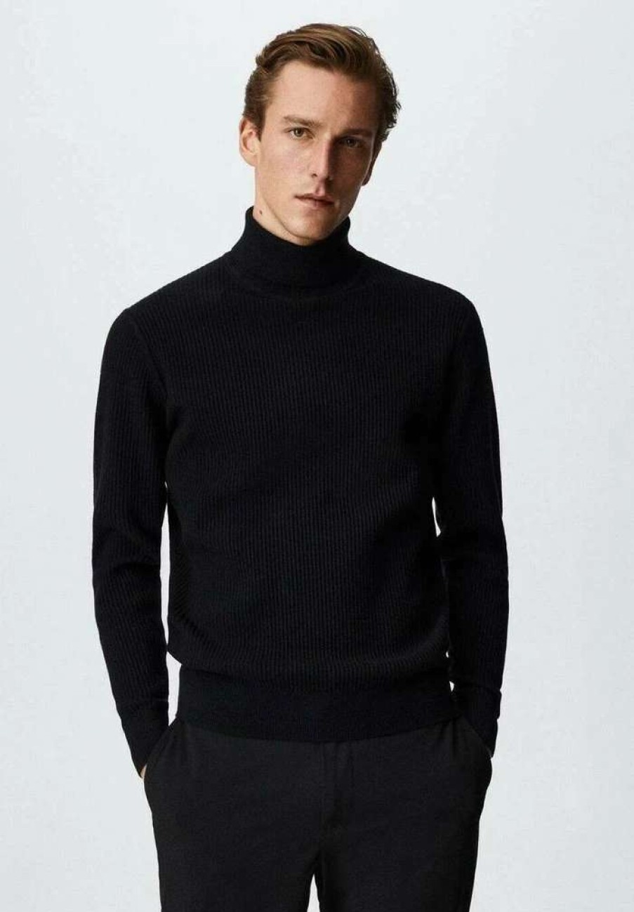 Clothing * | Mango Carino Jumper Zwart