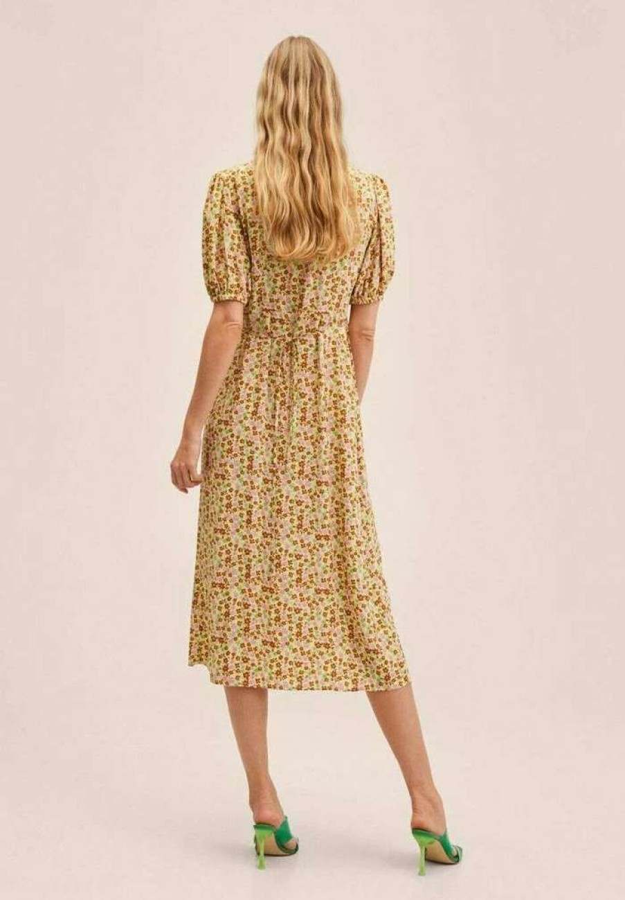 Clothing * | Mango Lucy Day Dress Vanilla Yellow