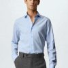 Clothing * | Mango Venezia Formal Shirt Himmelblau