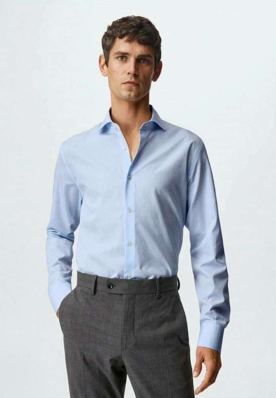 Clothing * | Mango Venezia Formal Shirt Himmelblau