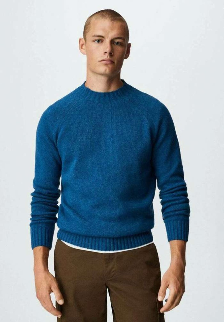 Clothing * | Mango Colina Jumper Himmelblau