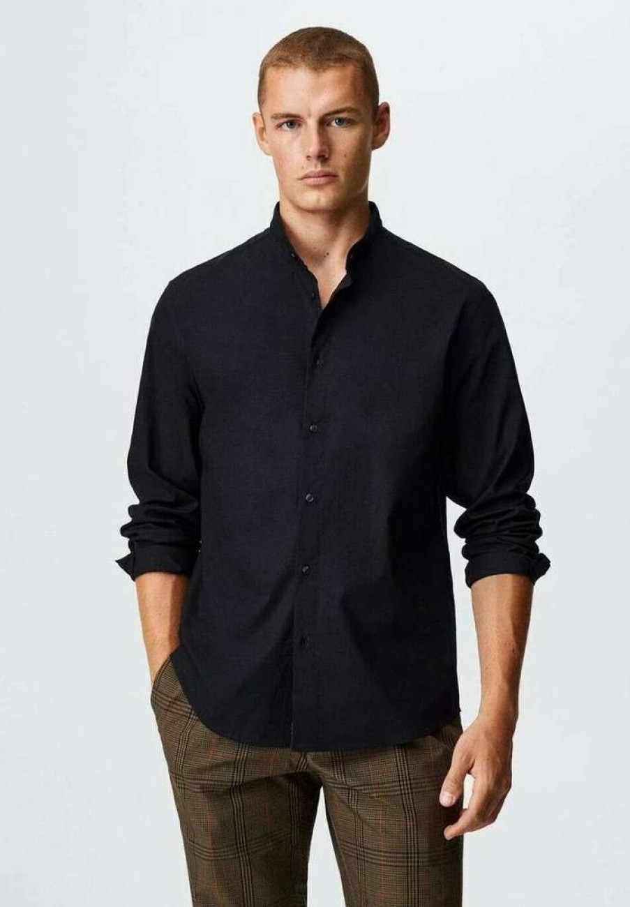 Clothing * | Mango Caneda Shirt Noir