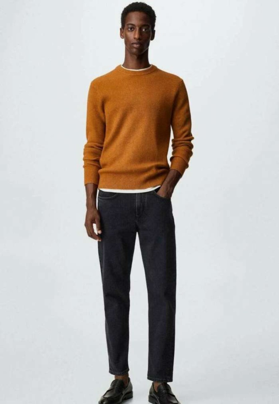 Clothing * | Mango Park Jumper Mustard