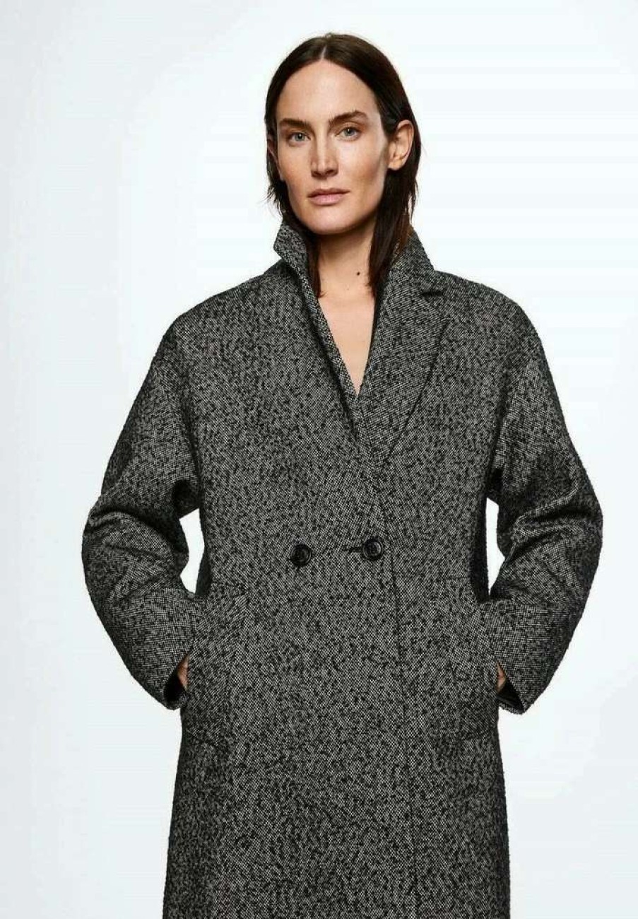 Clothing * | Mango Gauguin Classic Coat Cremeweis