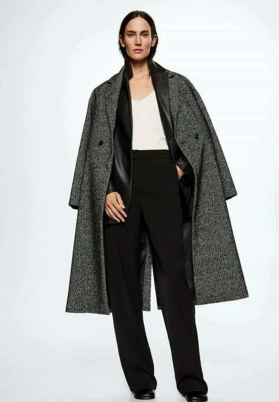 Clothing * | Mango Gauguin Classic Coat Cremeweis