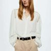 Clothing * | Mango Jacque Blouse Gebroken Wit