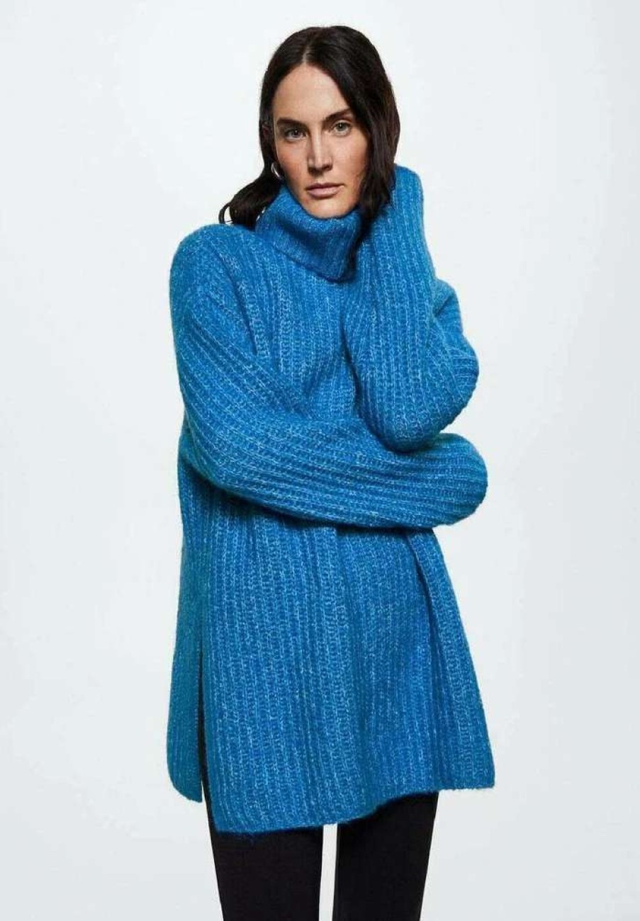 Clothing * | Mango Fresa Jumper Bleu