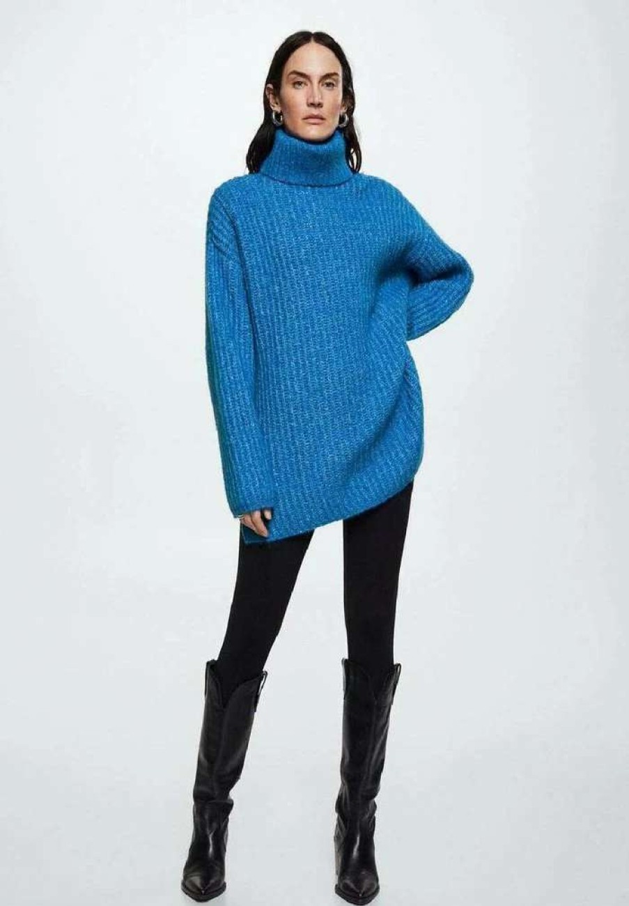 Clothing * | Mango Fresa Jumper Bleu