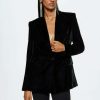 Clothing * | Mango Combi Blazer Black