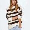 Clothing * | Mango Lotusr Jumper Chocoladebruin