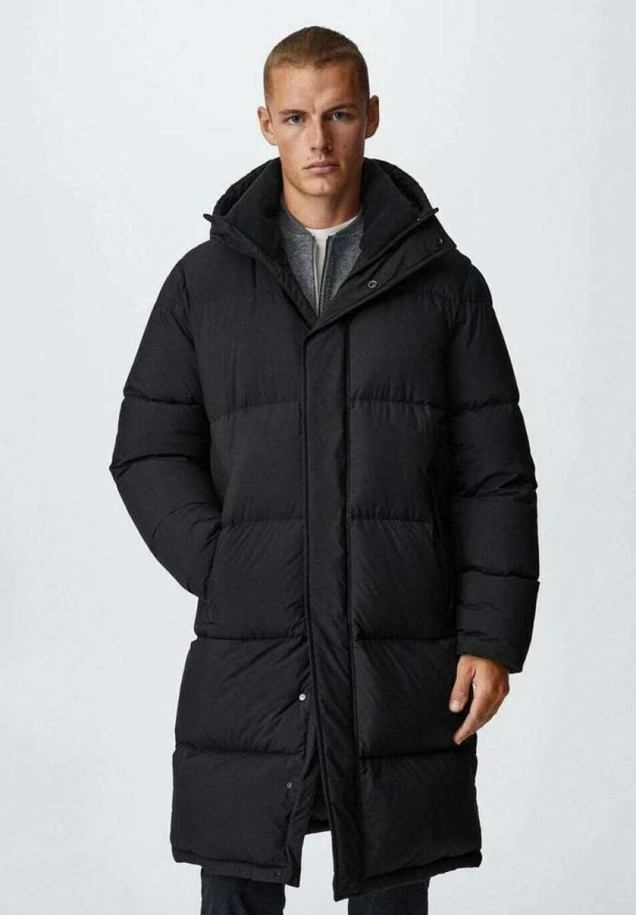 Clothing * | Mango Oslo Down Coat Schwarz