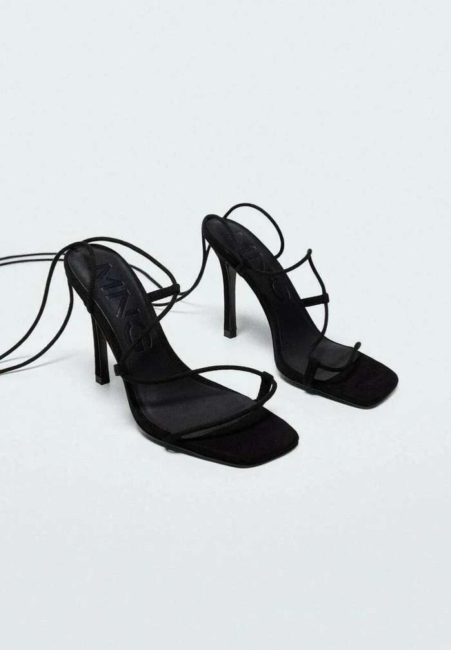 Shoe * | Mango Tyra High Heeled Sandals Czarny