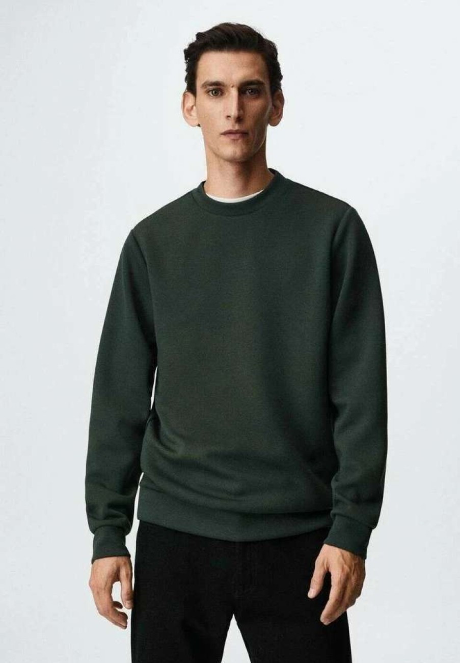 Clothing * | Mango Ibizac Sweatshirt Vert Fonce