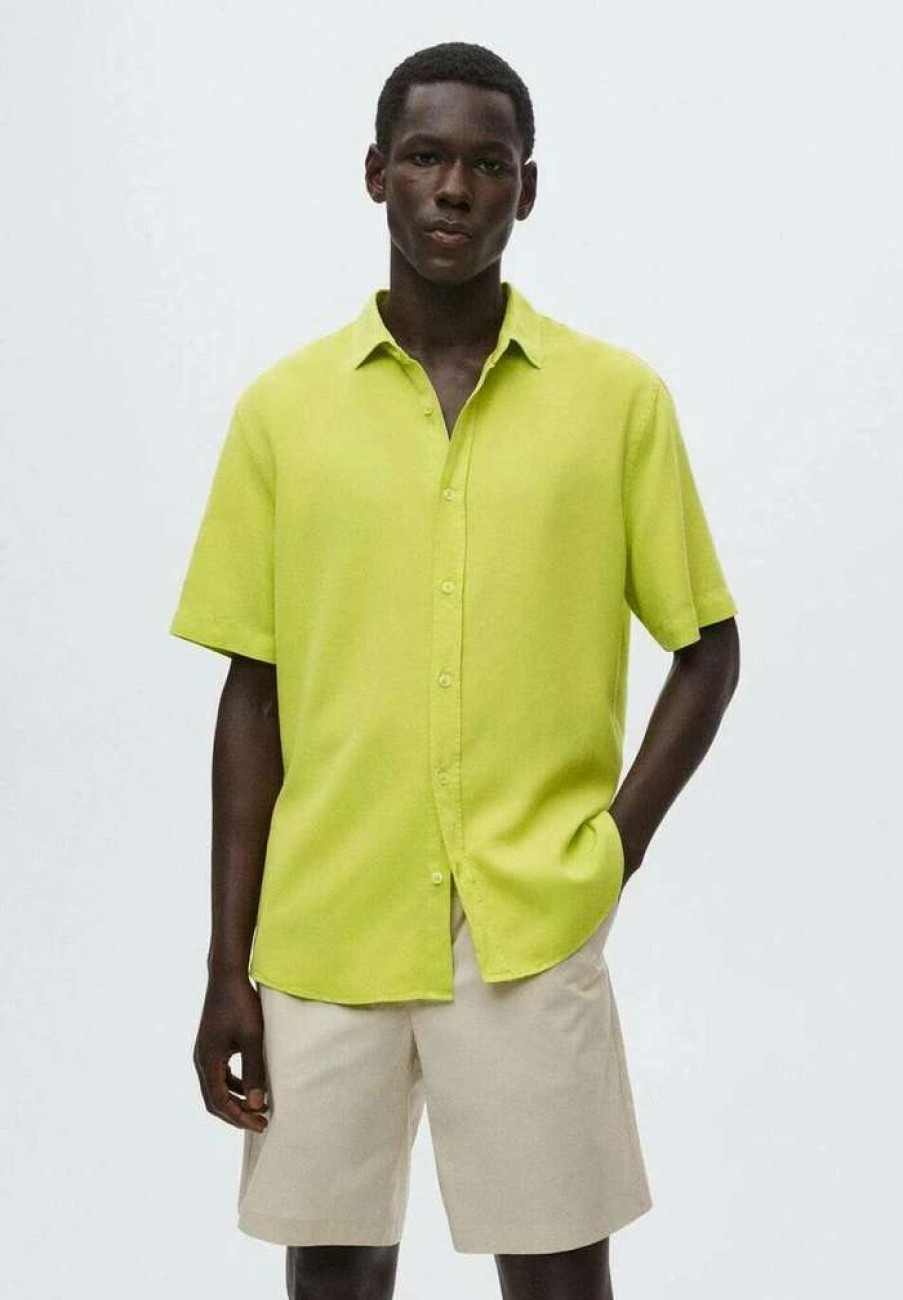 Clothing * | Mango Padul Shirt Lime