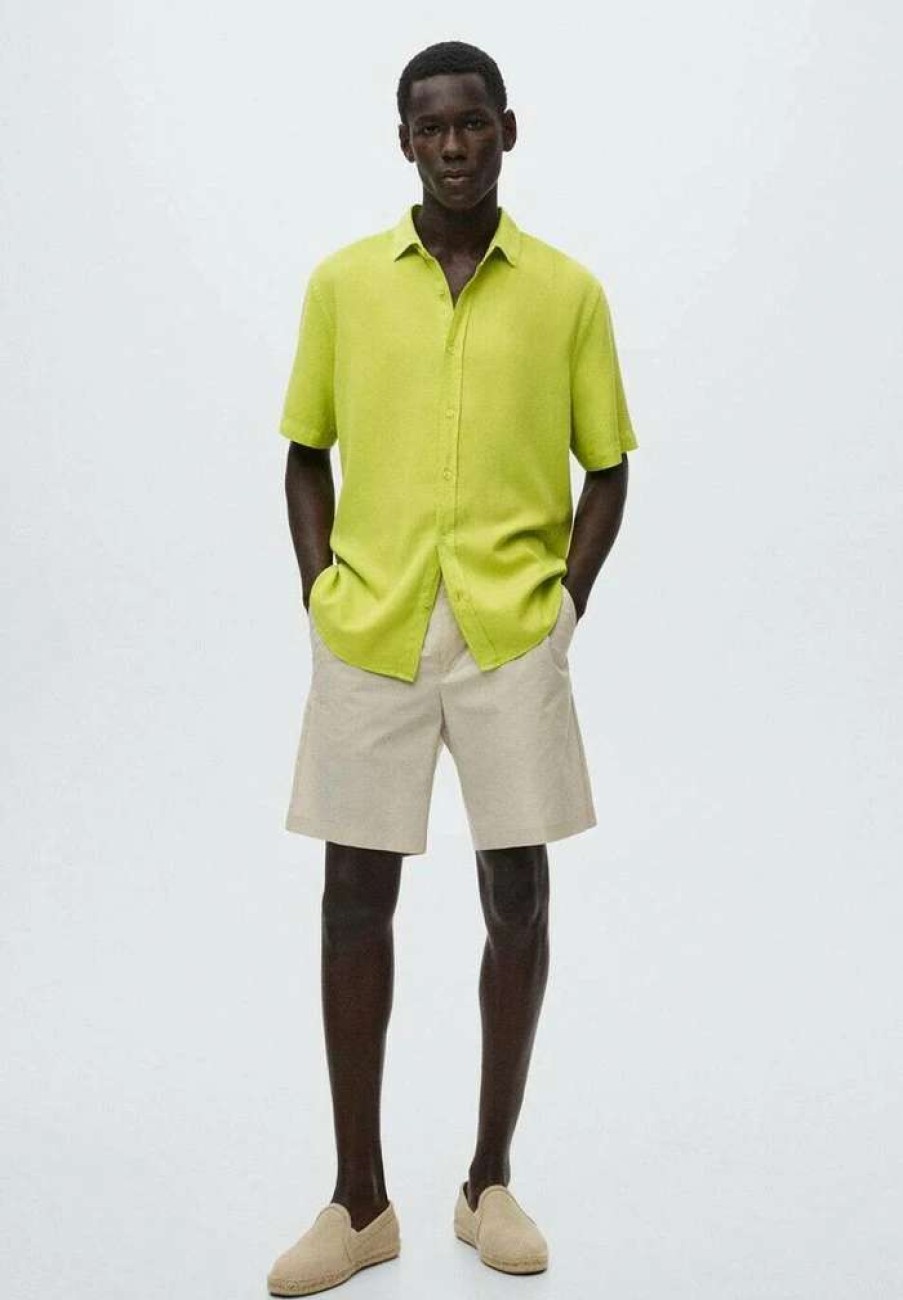 Clothing * | Mango Padul Shirt Lime