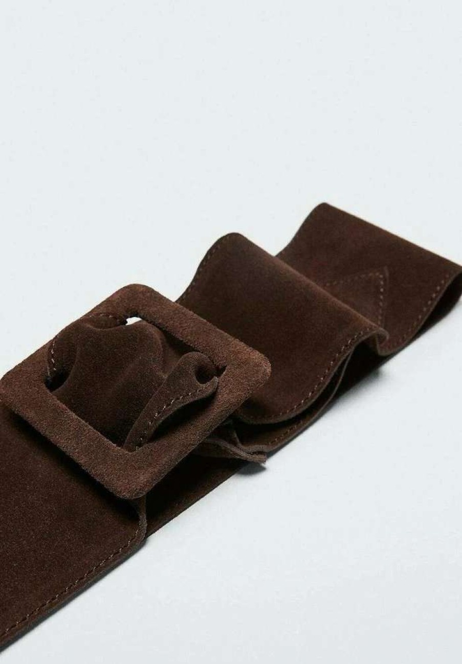 Accessoires * | Mango Bi Belt Braun