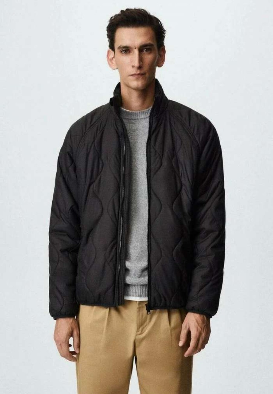 Clothing * | Mango Sidi Light Jacket Schwarz