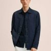 Clothing * | Mango Ueno Shirt Dark Navy