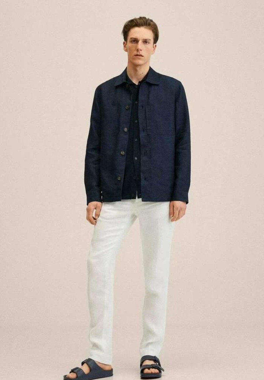 Clothing * | Mango Ueno Shirt Dark Navy