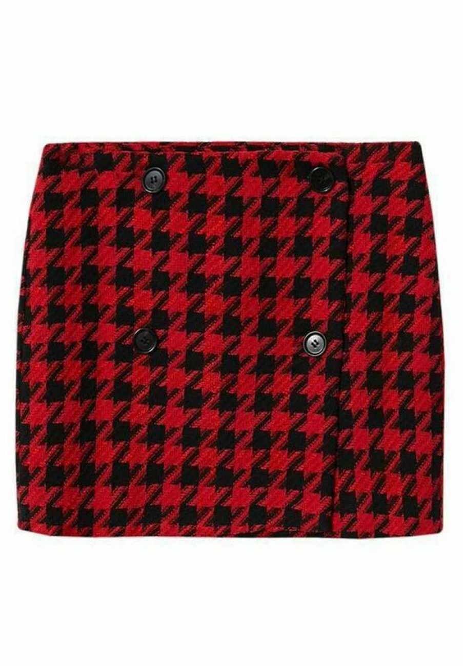 Clothing * | Mango Nate Wrap Skirt Red