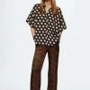 Clothing * | Mango Geo A Trousers Mosterd