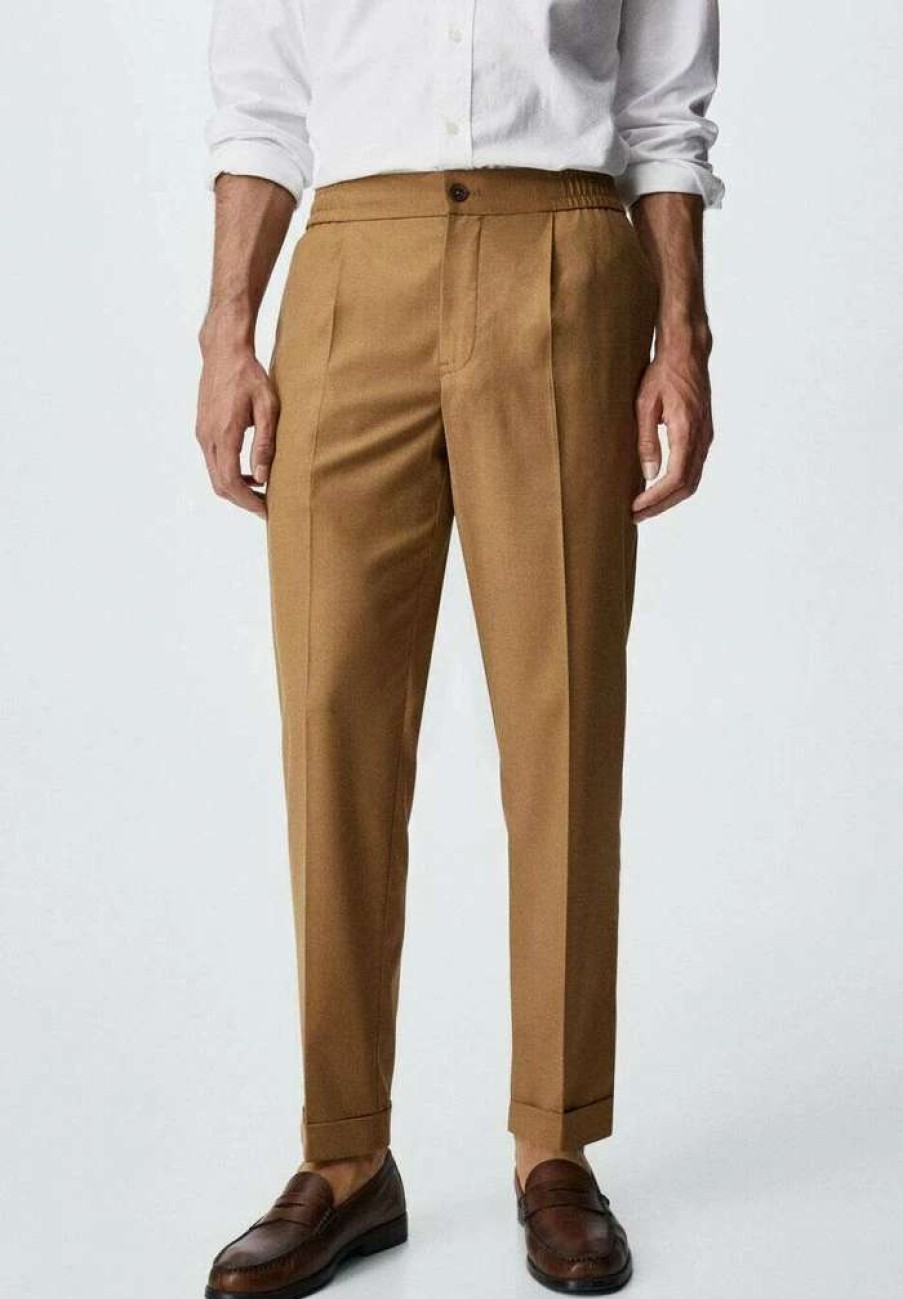 Clothing * | Mango Trieste Trousers Tabac