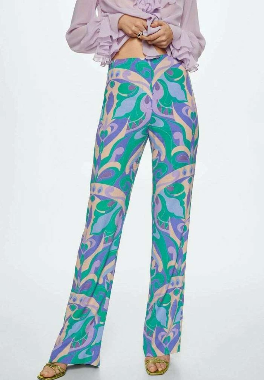 Clothing * | Mango Abby Trousers Lilas