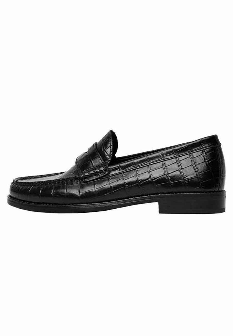 Shoe * | Mango Clasicro Slip-Ons Schwarz