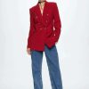 Clothing * | Mango Olivia Blazer Red