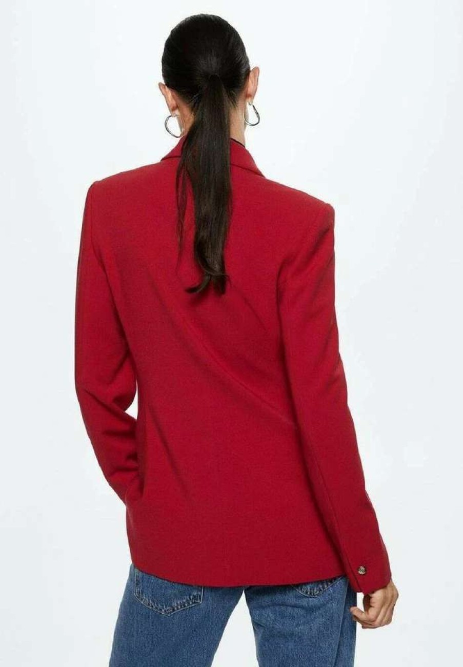 Clothing * | Mango Olivia Blazer Red