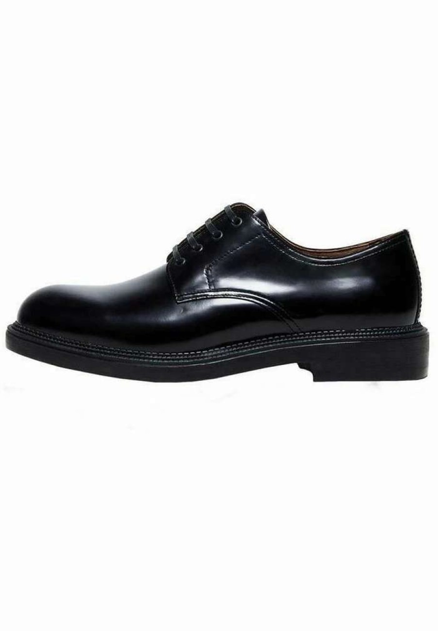 Shoe * | Mango Lagos Smart Lace-Ups Black