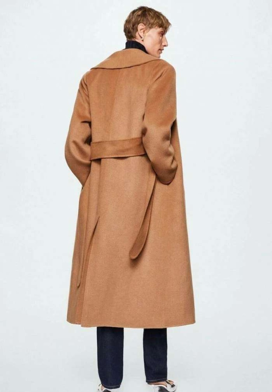 Clothing * | Mango Gabriela Classic Coat Medium Brown