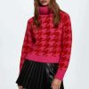 Clothing * | Mango Claudio Jumper Fuchsia