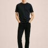 Clothing * | Mango Jude Slim Fit Jeans Black Denim