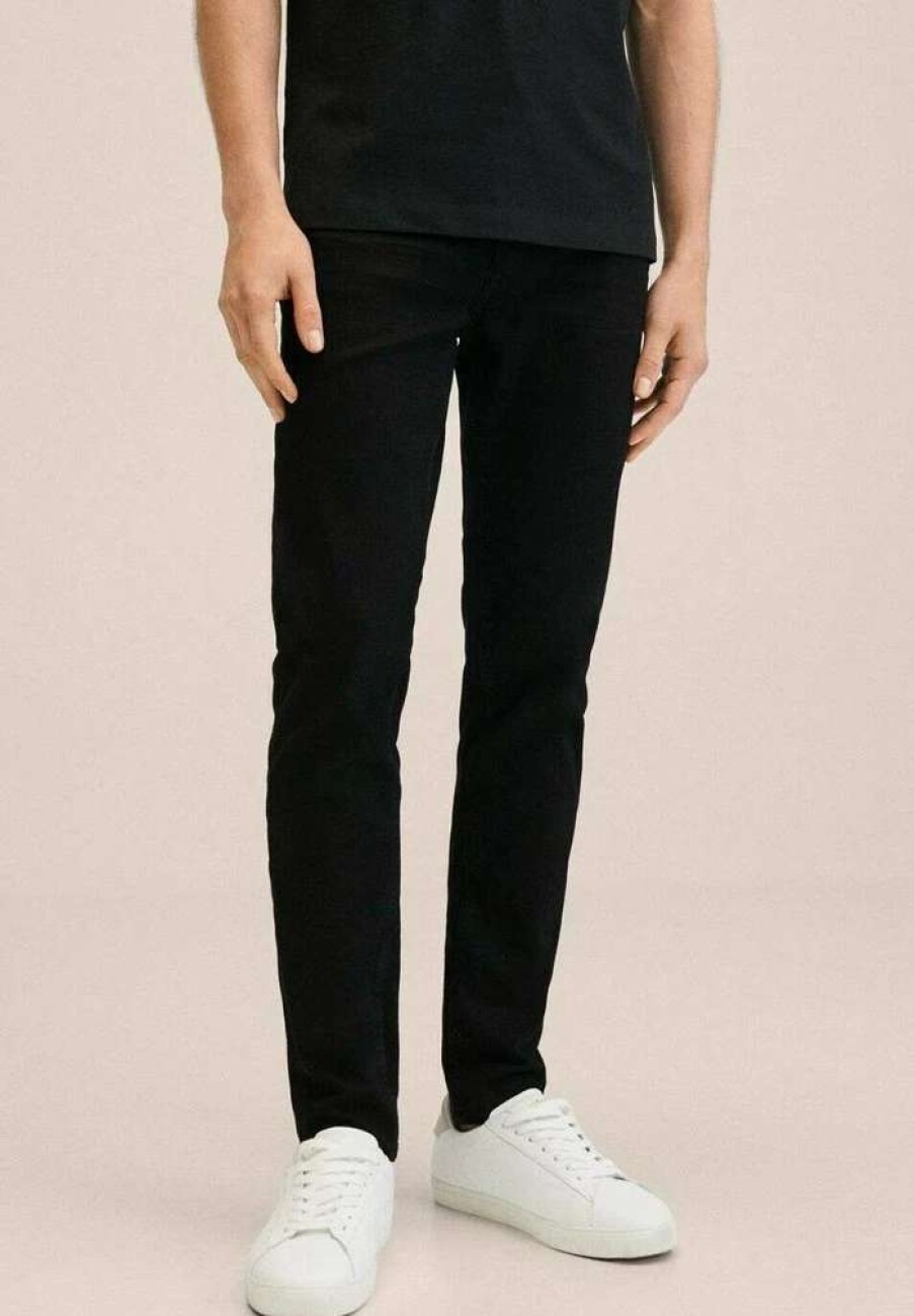 Clothing * | Mango Jude Slim Fit Jeans Black Denim