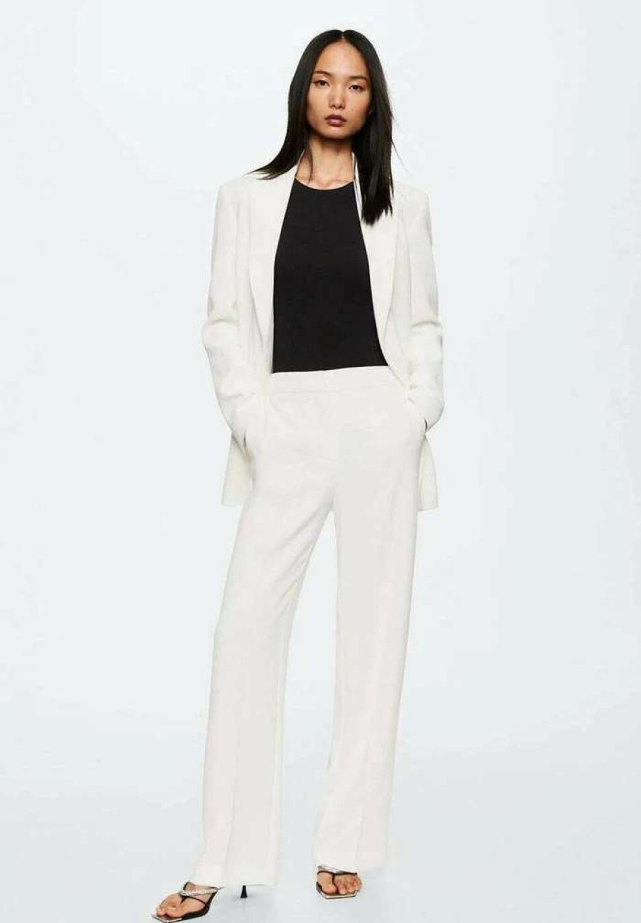 Clothing * | Mango Snowy-L Trousers White