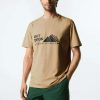 Clothing * | Mango Sand Print T-Shirt Beige