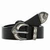 Accessoires * | Mango Brillos Belt Noir