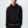 Clothing * | Mango Bono Hoodie Noir