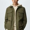 Clothing * | Mango Kobe Light Jacket Khaki