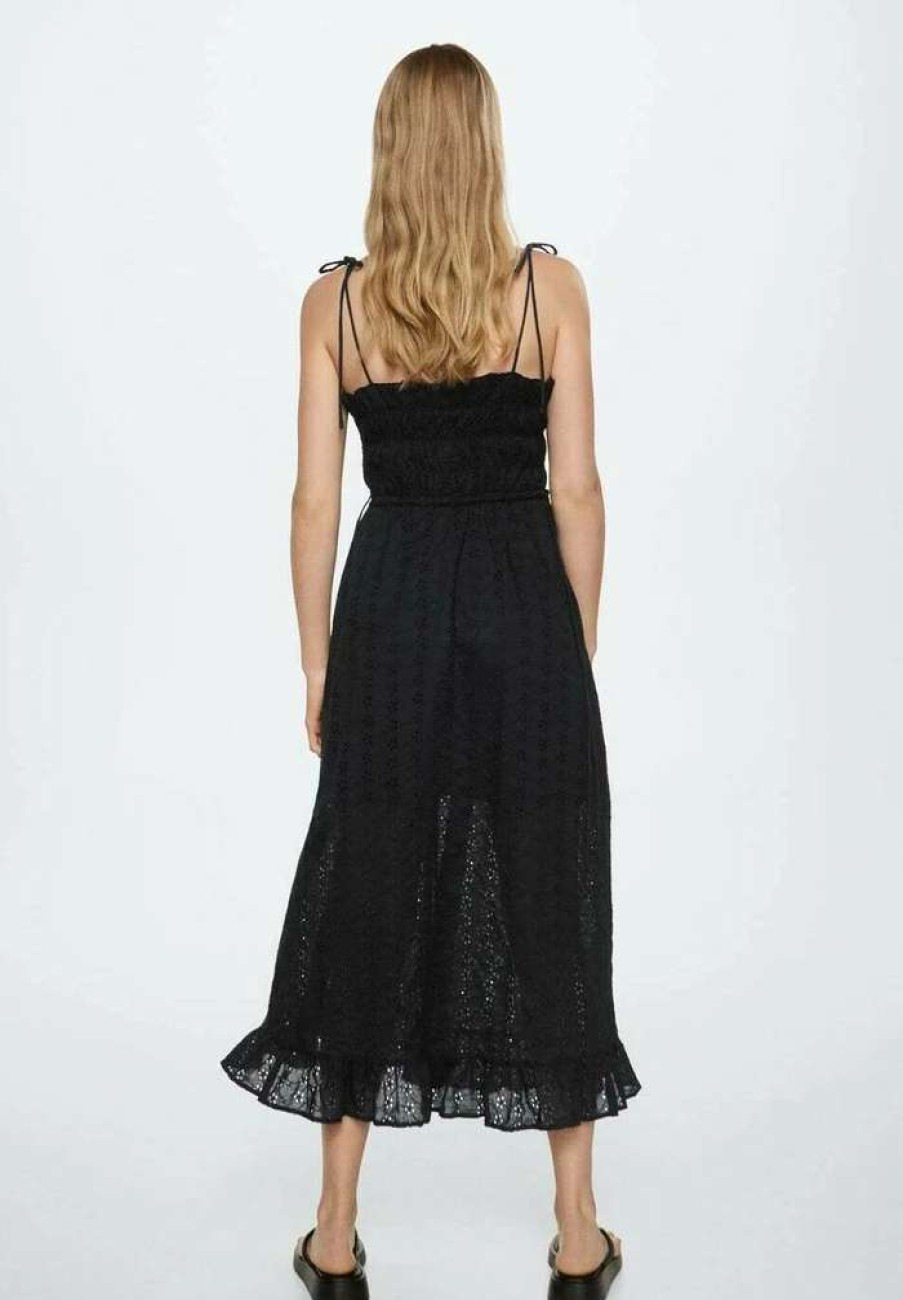 Clothing * | Mango Elena Day Dress Noir