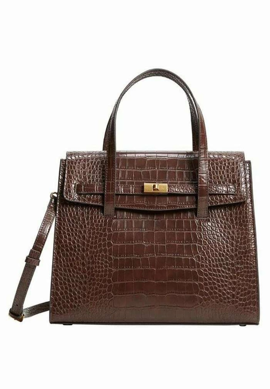 Accessoires * | Mango Adela Handbag Marron