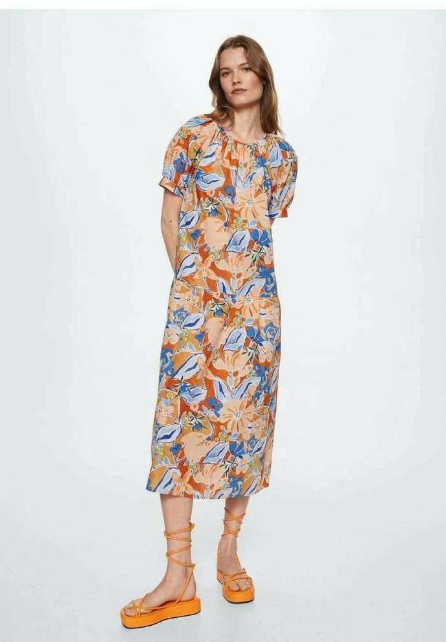 Clothing * | Mango Isla-H Day Dress Arancione