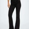 Clothing * | Mango Flare Bootcut Jeans Black Denim