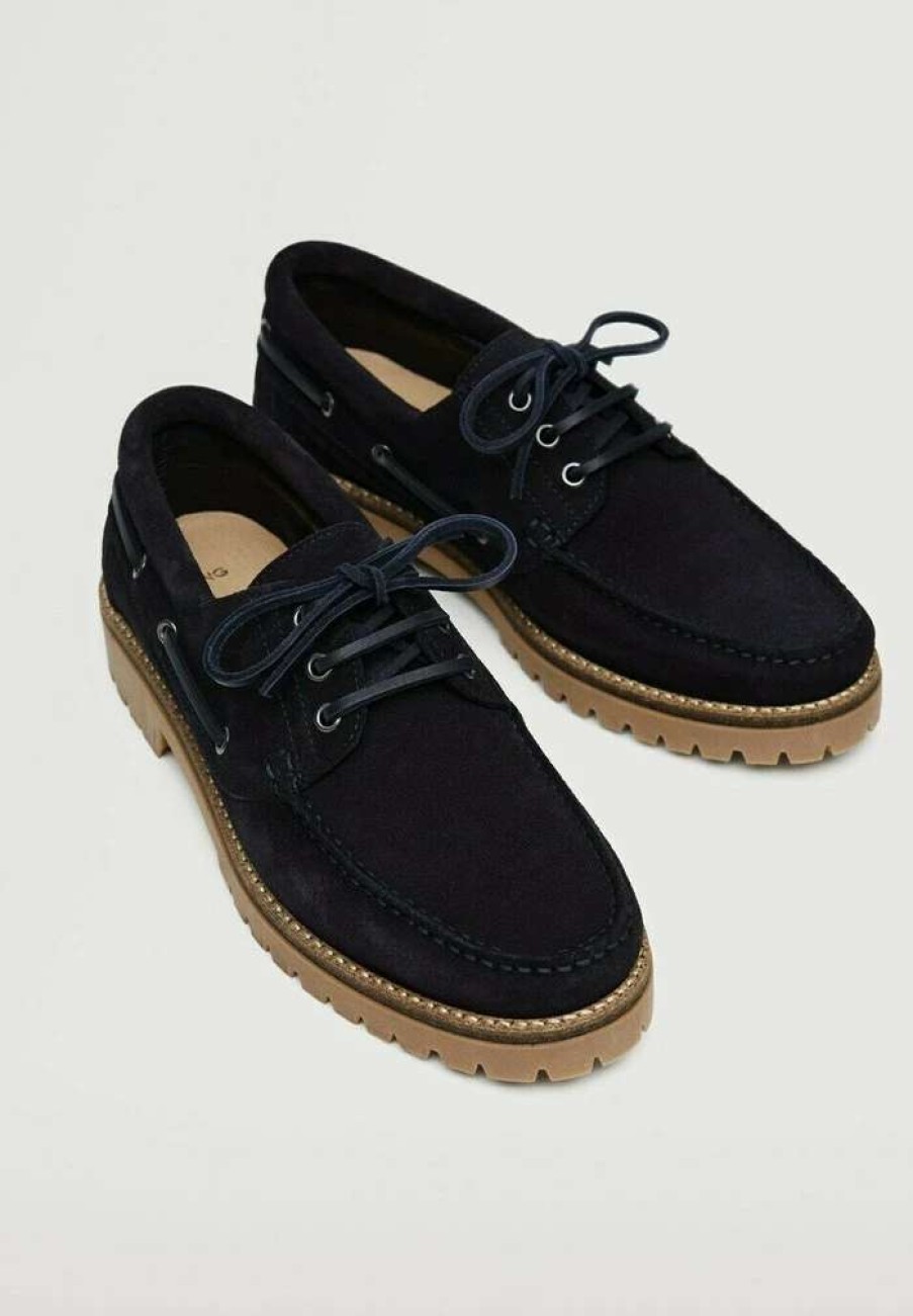 Shoe * | Mango Sail Boat Shoes Royal Blue