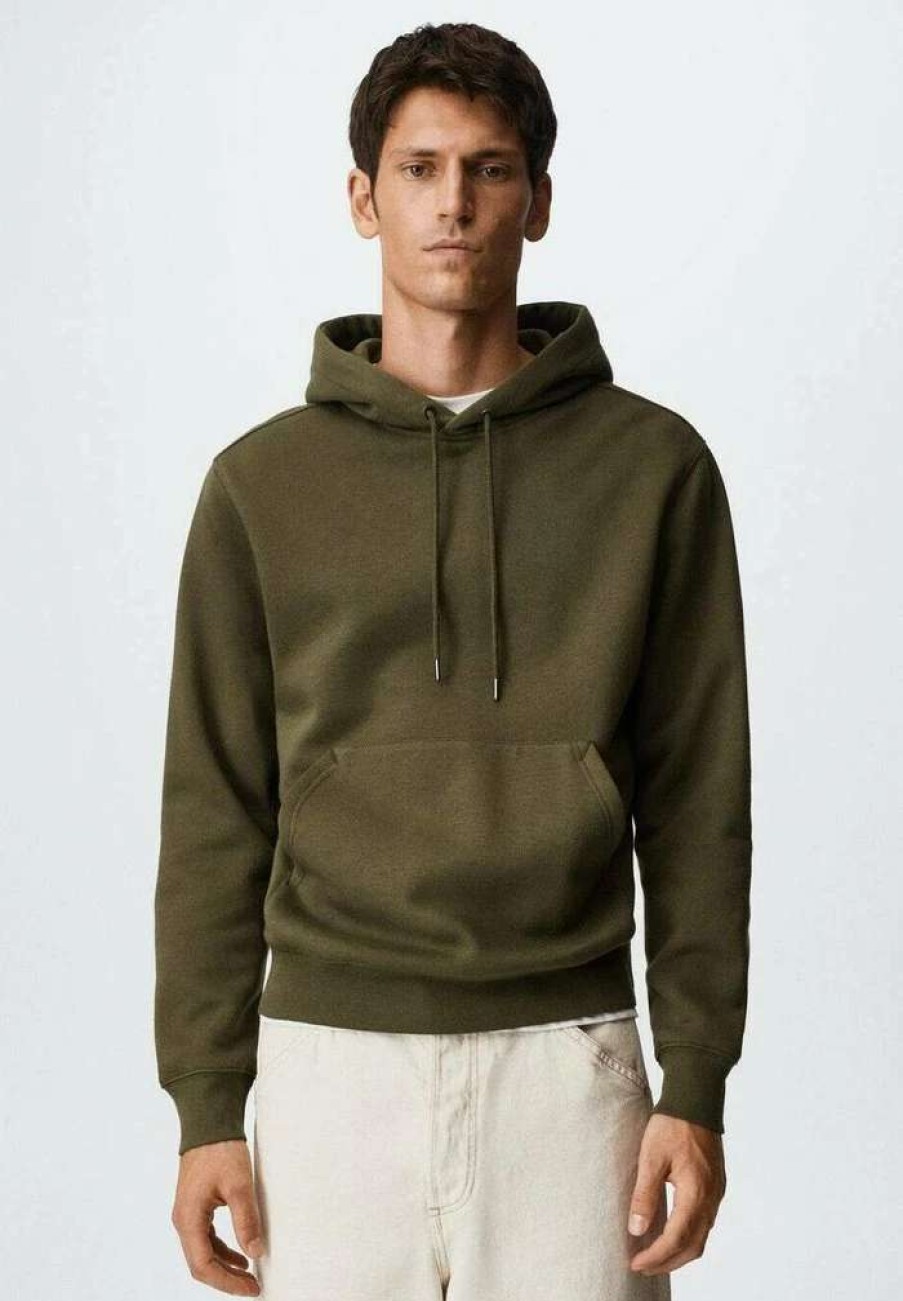 Clothing * | Mango Bono Hoodie Kaki