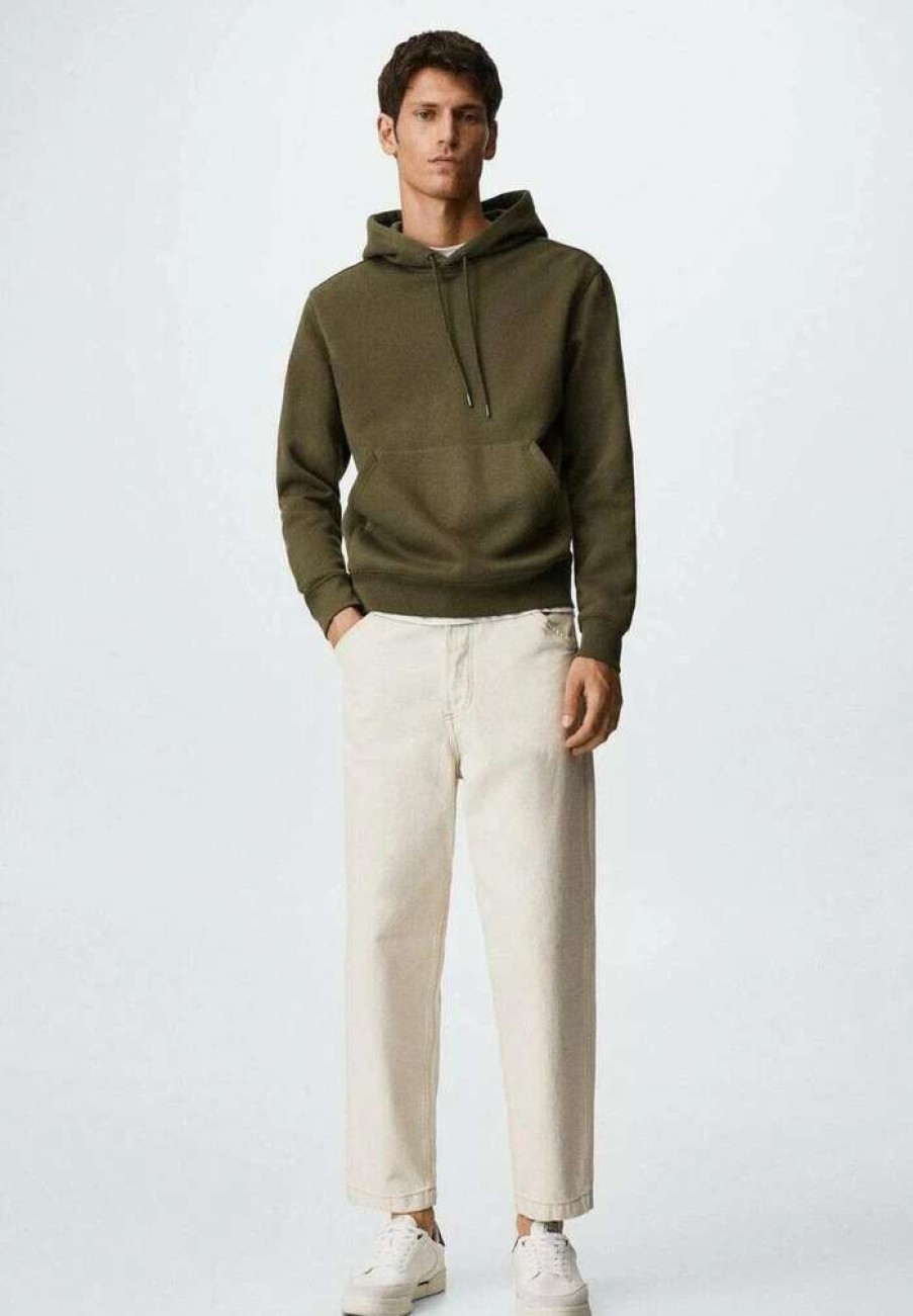 Clothing * | Mango Bono Hoodie Kaki